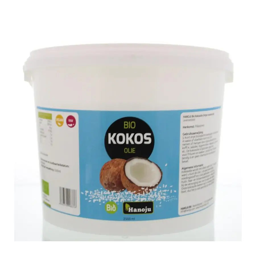 Hanoju Kokosolie virgin 2500 ml