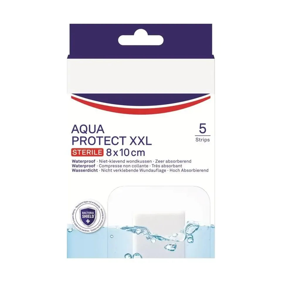 Hansaplast Aqua protect antibacterieel XXL 5 stuks