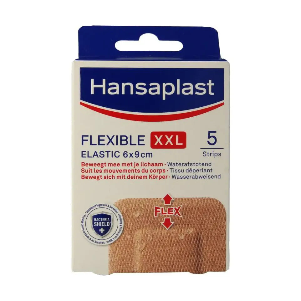 Hansaplast Flexible XXL 6 x 9cm 5 stuks