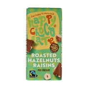 Happy Chocolate Melk geroosterde hazelnoot rozijn biologisch