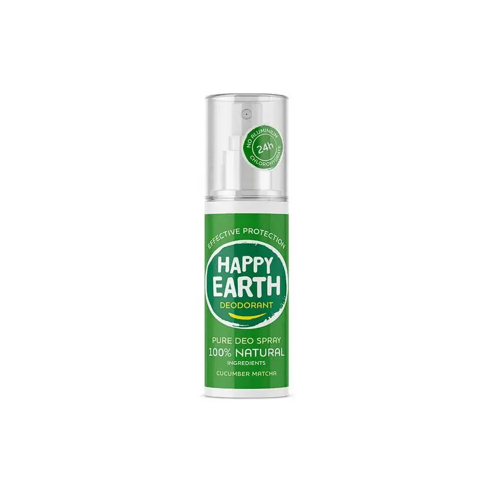 Happy Earth Pure deodorant spray cucumber matcha 100 ml