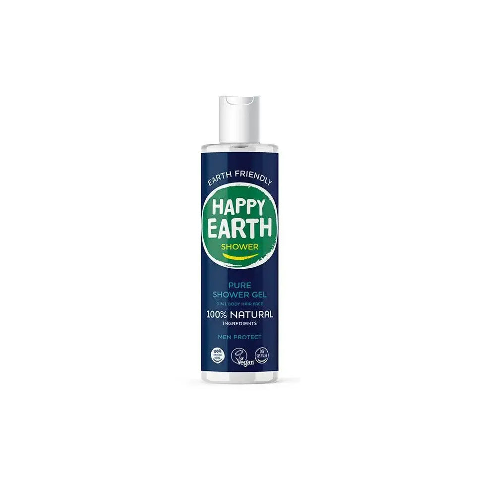 Happy Earth Pure showergel men protect 300 ml