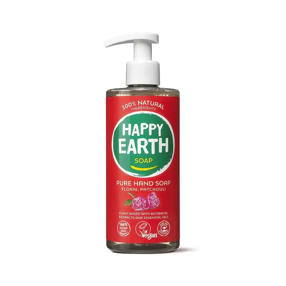 Happy Earth handzeep floral patchouli 300 ml