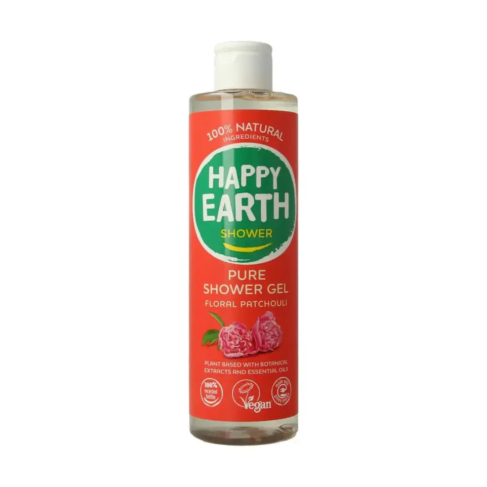 Happy Earth pure showergel floral patchoul 300 ml