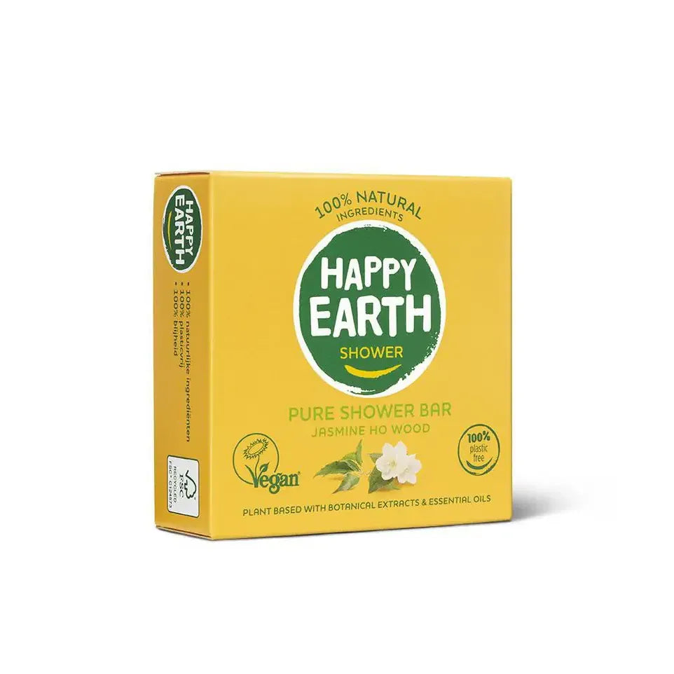 Happy Earth showerbar jasmine ho wood 90 g