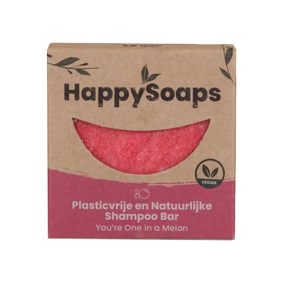 Happysoaps Shampoo bar you're one in a melon 70 gram