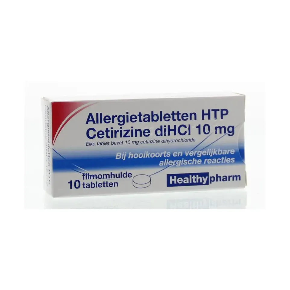Healthypharm Cetirizine diHCl 10 mg 10 tabletten