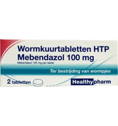 Healthypharm Mebendazol/wormkuur 2 tabletten