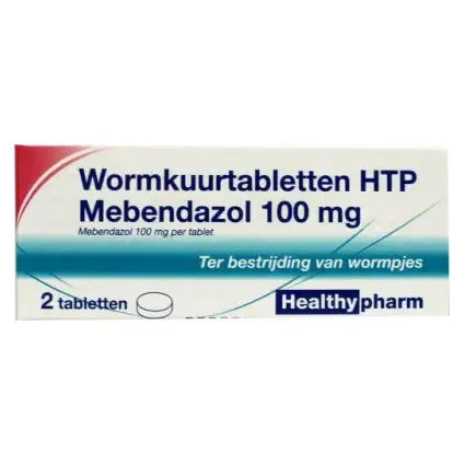 Healthypharm Mebendazol/wormkuur 2 tabletten