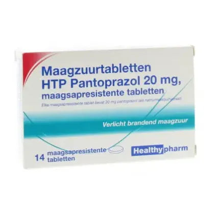 Healthypharm Pantoprazol 20 mg 14 stuks