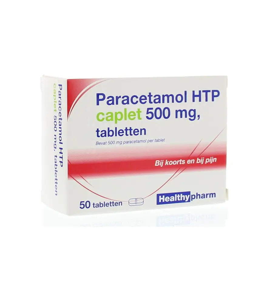 Healthypharm Paracetamol caplet 500 50 stuks