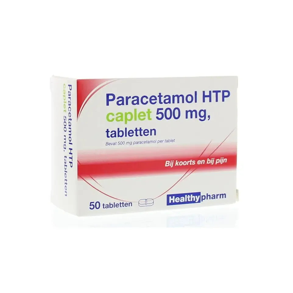 Healthypharm Paracetamol caplet 500 50 stuks