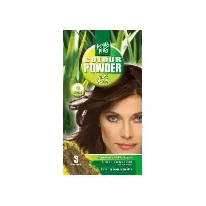 Henna Plus Colour powder 57 dark brown 100 gram