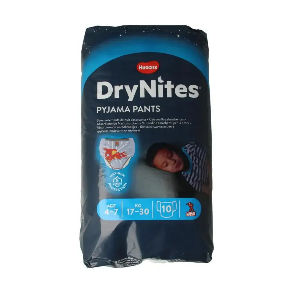Huggies Drynites boy 4-7 jaar 10 stuks