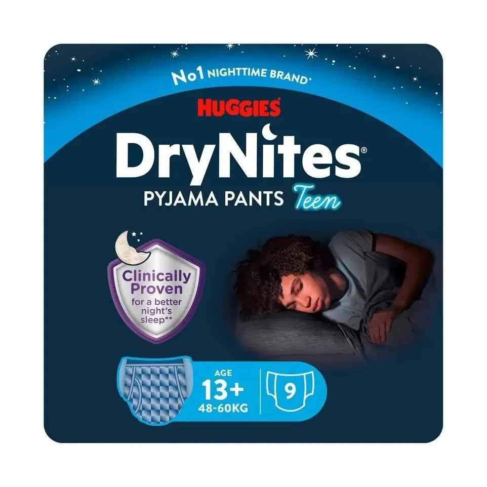 Huggies Drynites boy 8-15 jaar 9 stuks