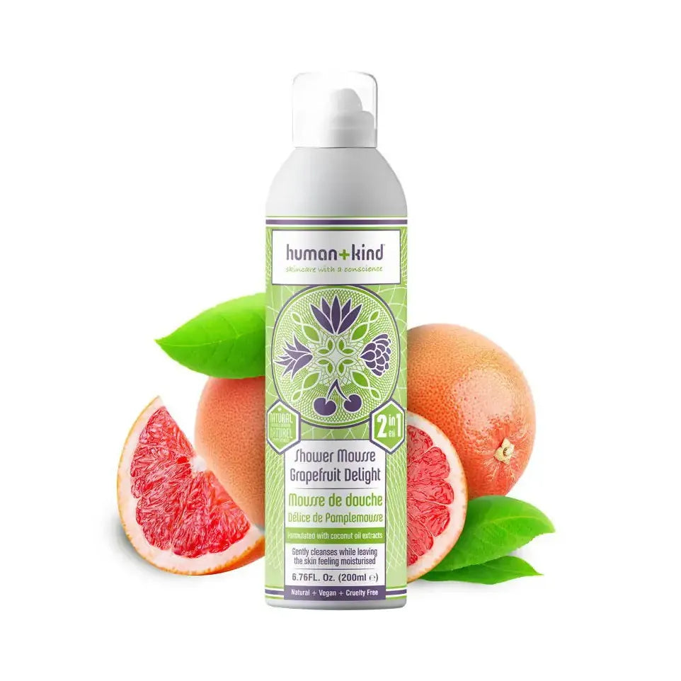 Human+kind Foam shower grapefruit delight 200 ml
