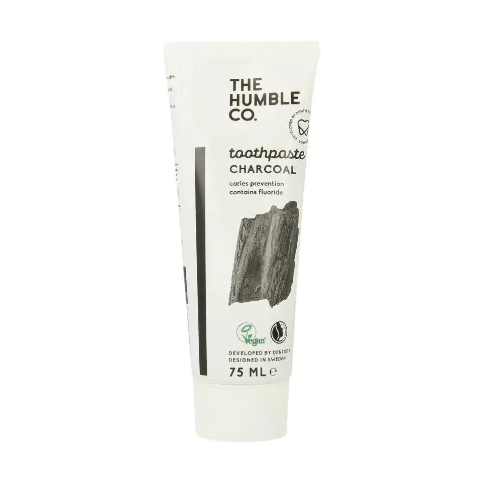 The Humble Co Tandpasta natural charcoal 75 ml