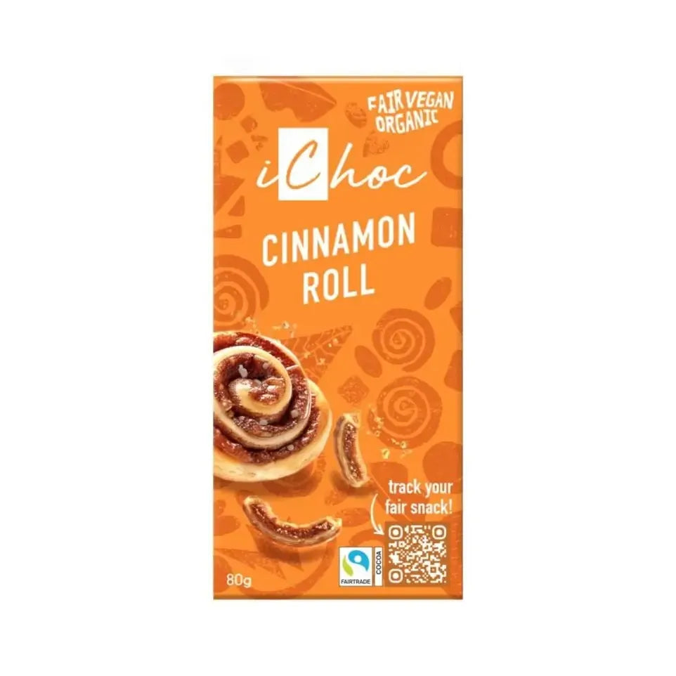 Ichoc cinnamon roll biologisch 80 gram