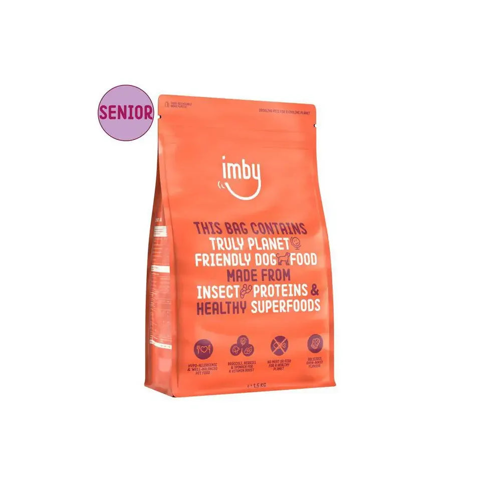 Imby Pet Food Hondenbrokken insecteneiwitten hond senior 8+