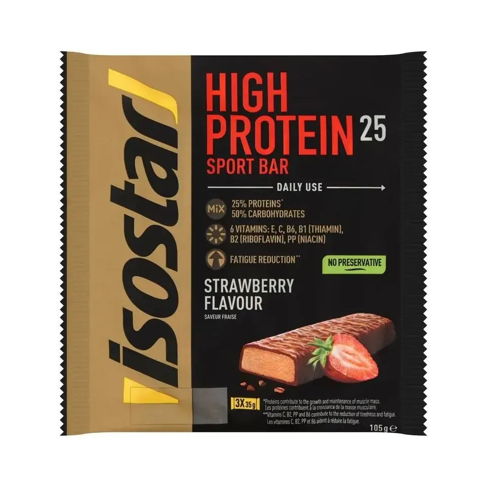 Isostar High protein bar strawberry 105 gram
