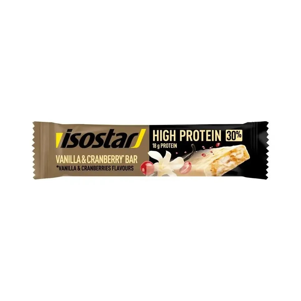 Isostar High protein bar vanilla & cranberry 55 gram