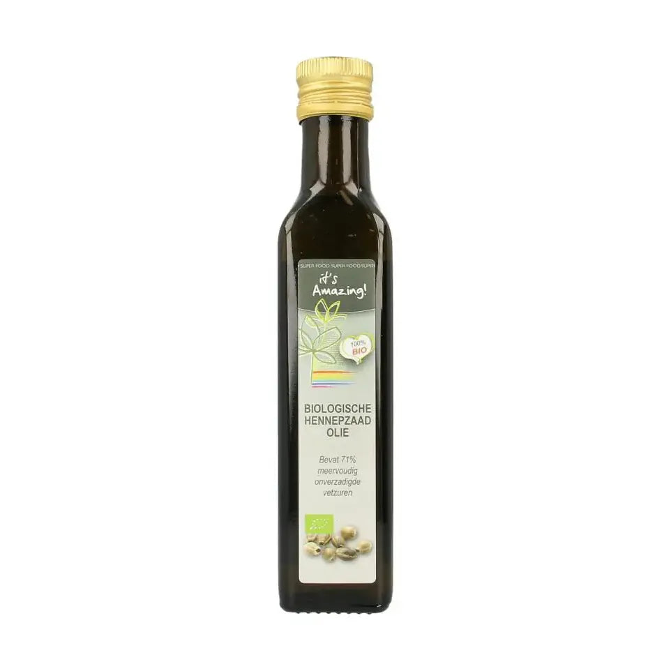 It's Amazing Hennep zaad olie extra vierge 250 ml