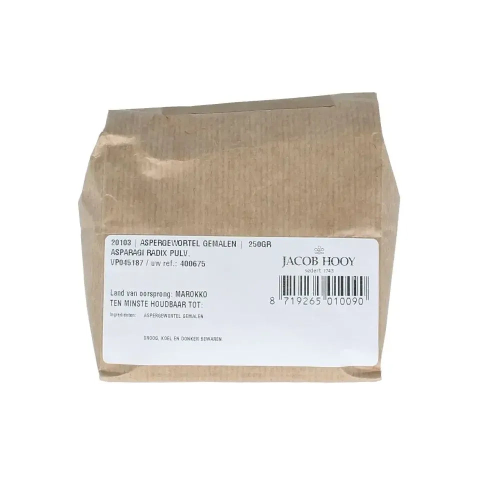 Jacob Hooy Aspergewortel gemalen 250 gram
