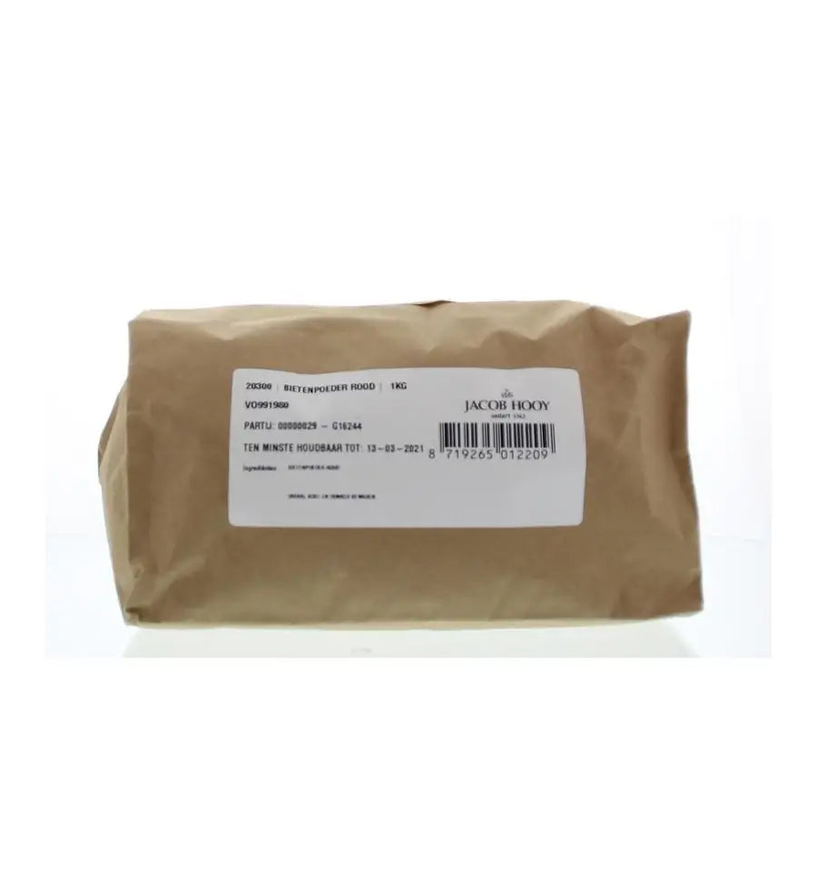 Jacob Hooy Bietenpoeder rood 1 kg