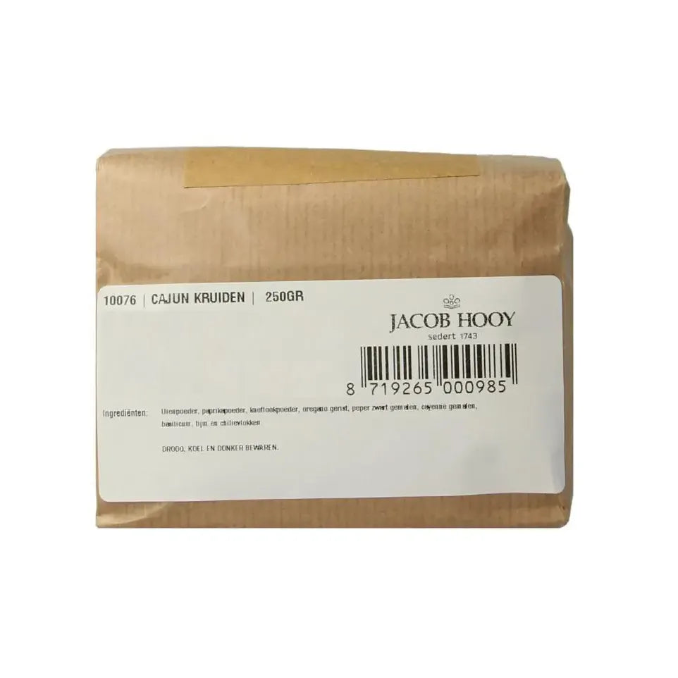 Jacob Hooy Cajun mix met zout 250 gram