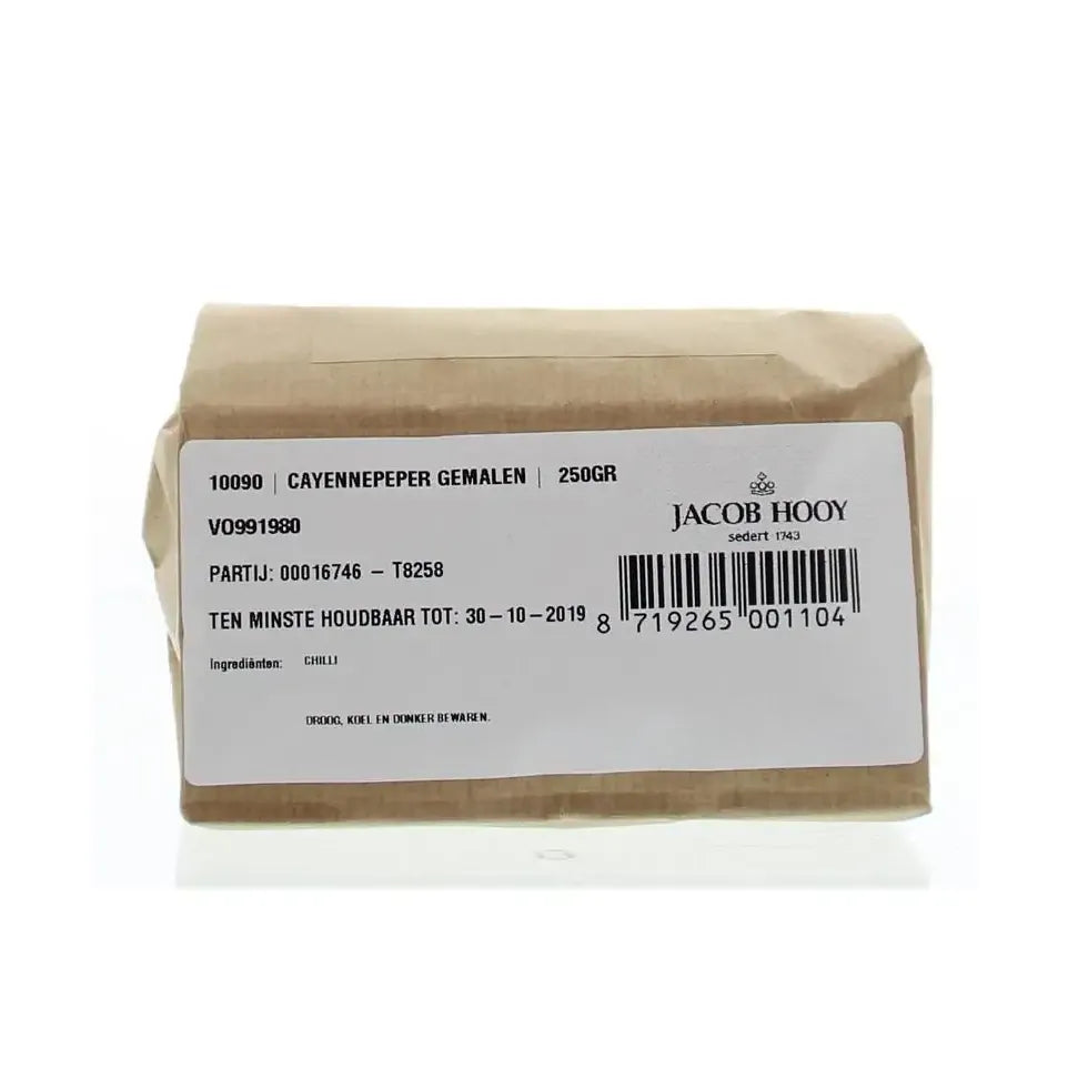 Jacob Hooy Cayennepeper gemalen 250 gram