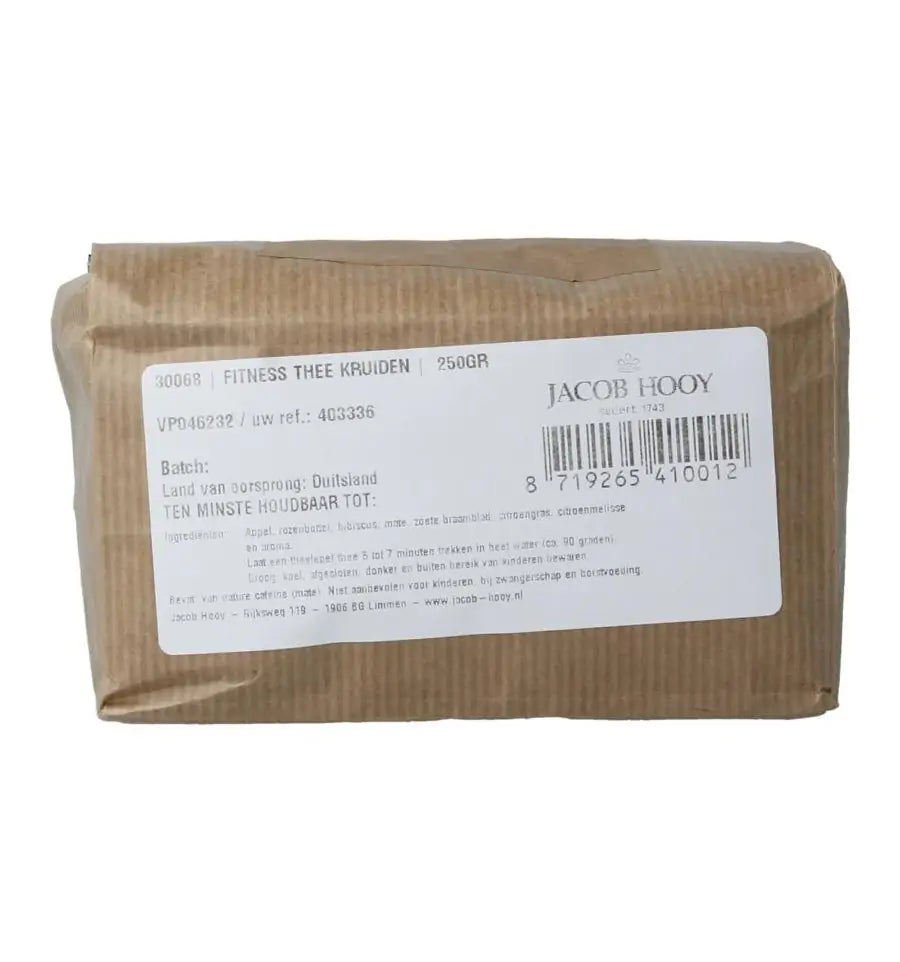Jacob Hooy Fitness thee 250 gram