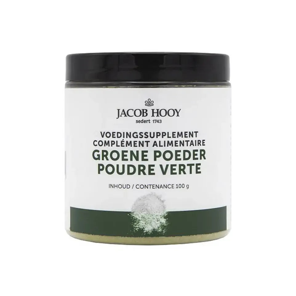 Jacob Hooy Groene poeder pot 100 gram