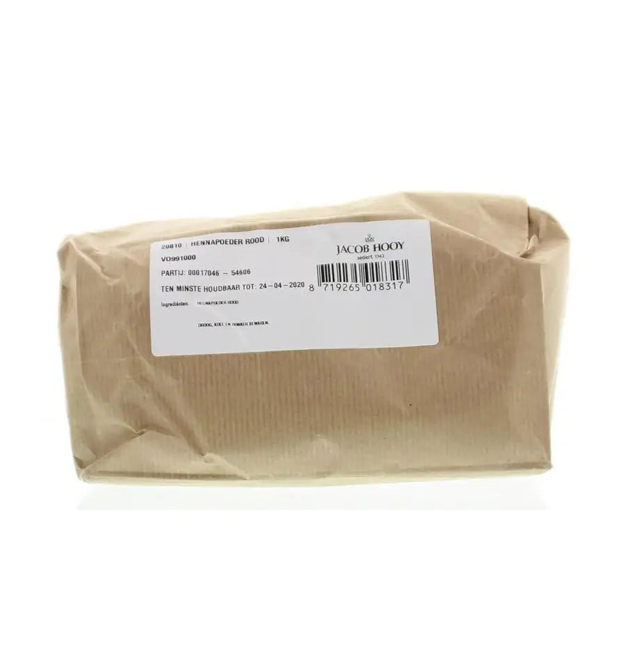 Jacob Hooy Hennapoeder rood 1 kg