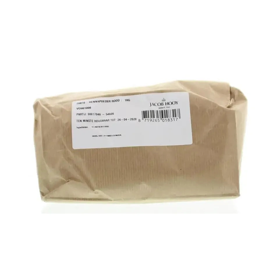 Jacob Hooy Hennapoeder rood 1 kg