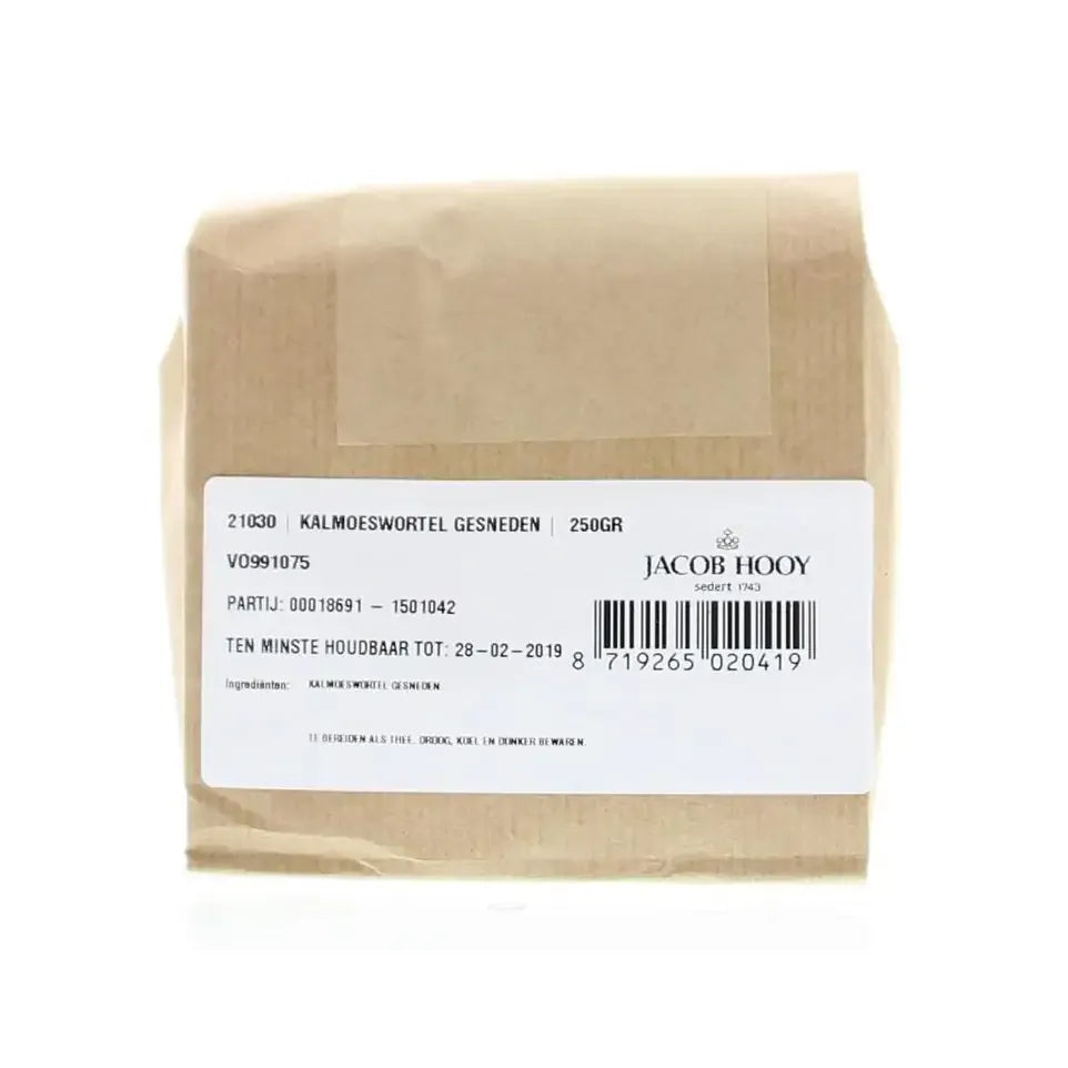 Jacob Hooy Kalmoeswortel ongeschild gesneden 250 gram