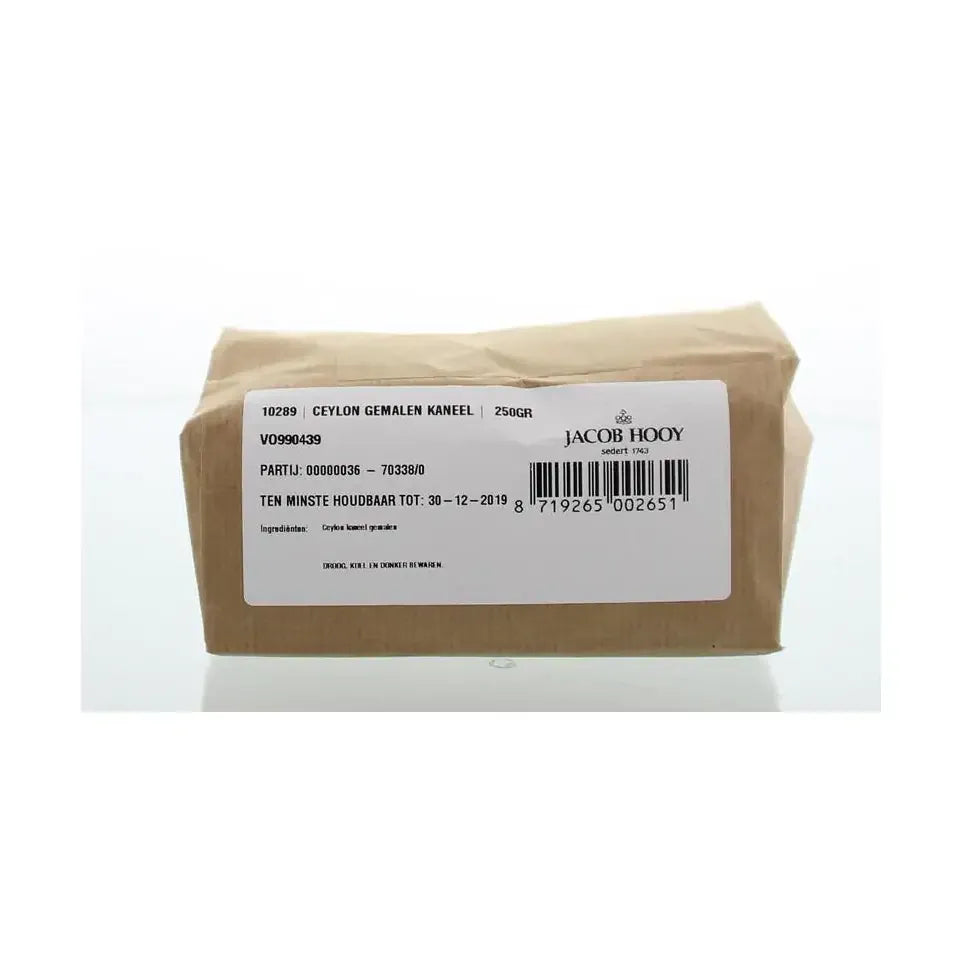 Jacob Hooy Kaneel ceylon gemalen 250 gram