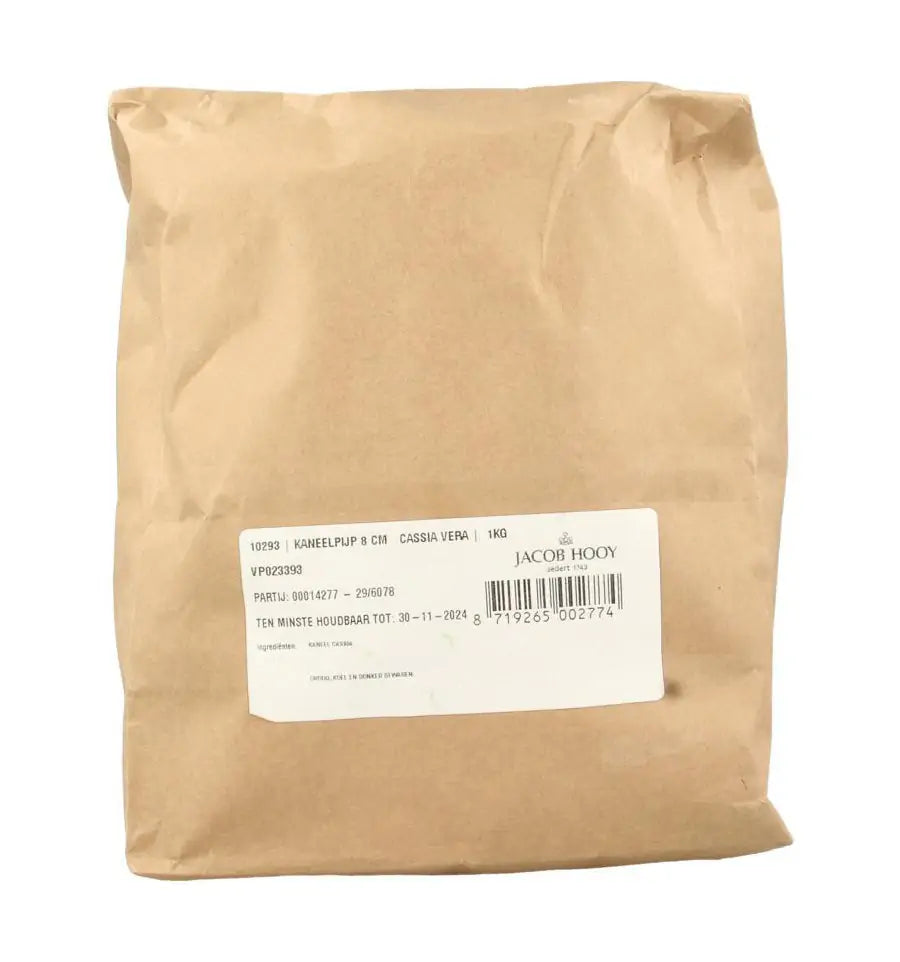 Jacob Hooy Kaneel pijpjes 8cm 1 kg