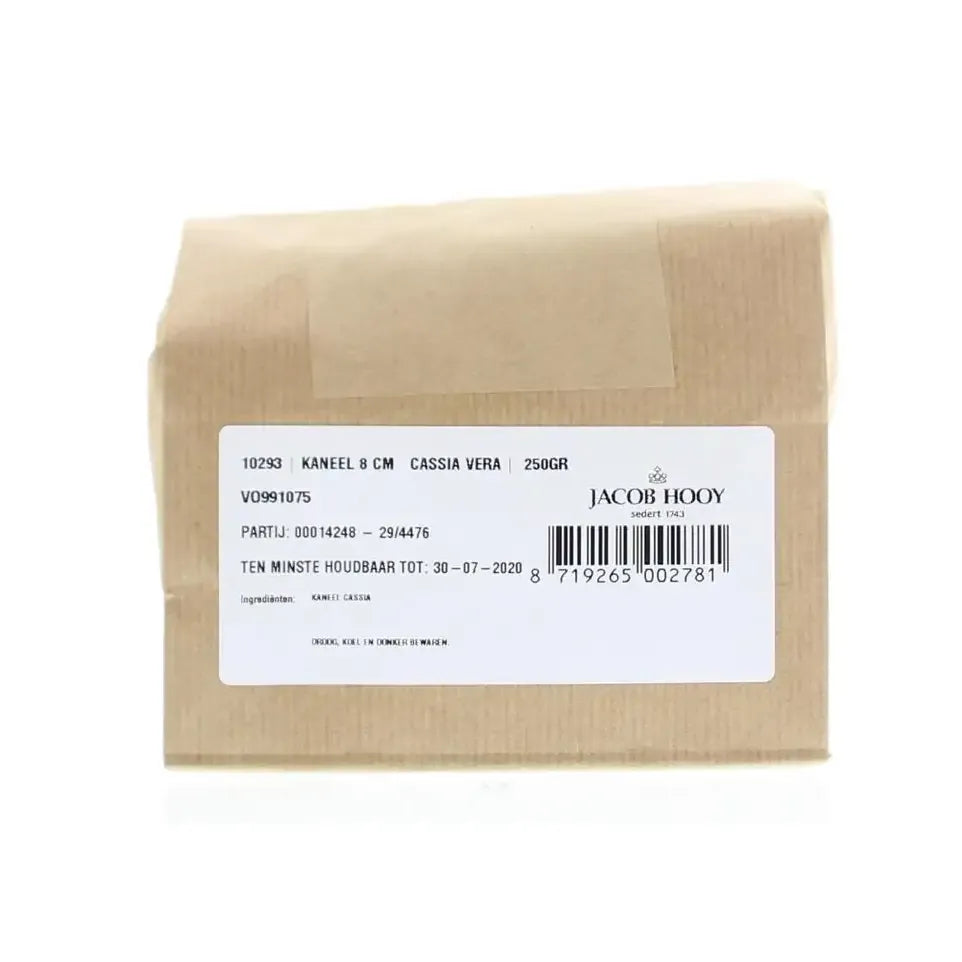 Jacob Hooy Kaneel pijpjes 8cm 250 gram