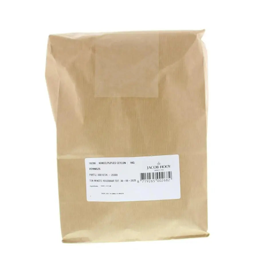 Jacob Hooy Kaneel pijpjes Ceylon 1 kg