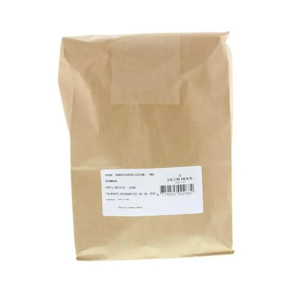 Jacob Hooy Kaneel pijpjes Ceylon 1 kg