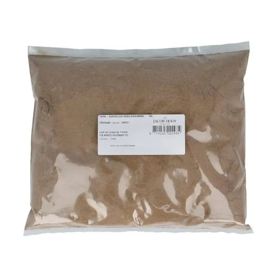 Jacob Hooy Karwijzaad gemalen/kummel gemalen 1 kg