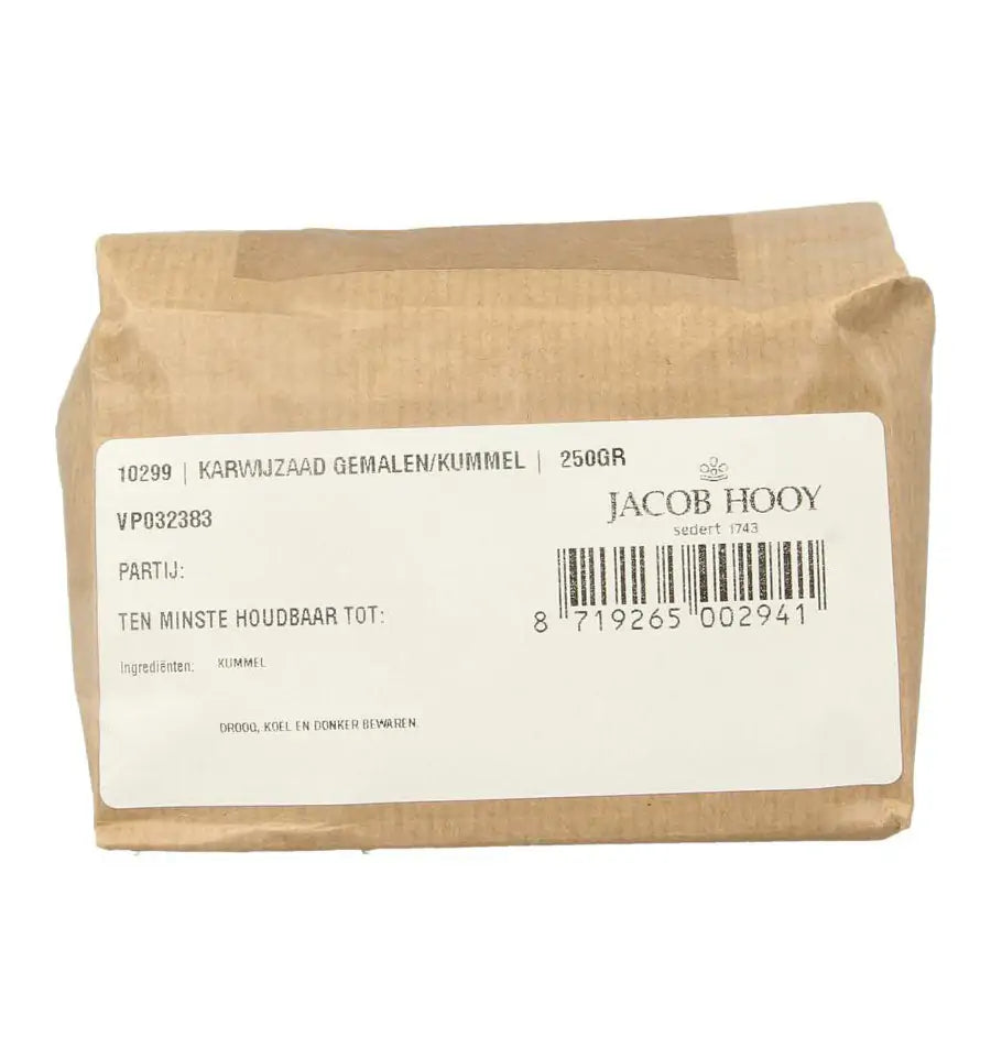Jacob Hooy Karwijzaad gemalen/kummel gemalen 250 gram