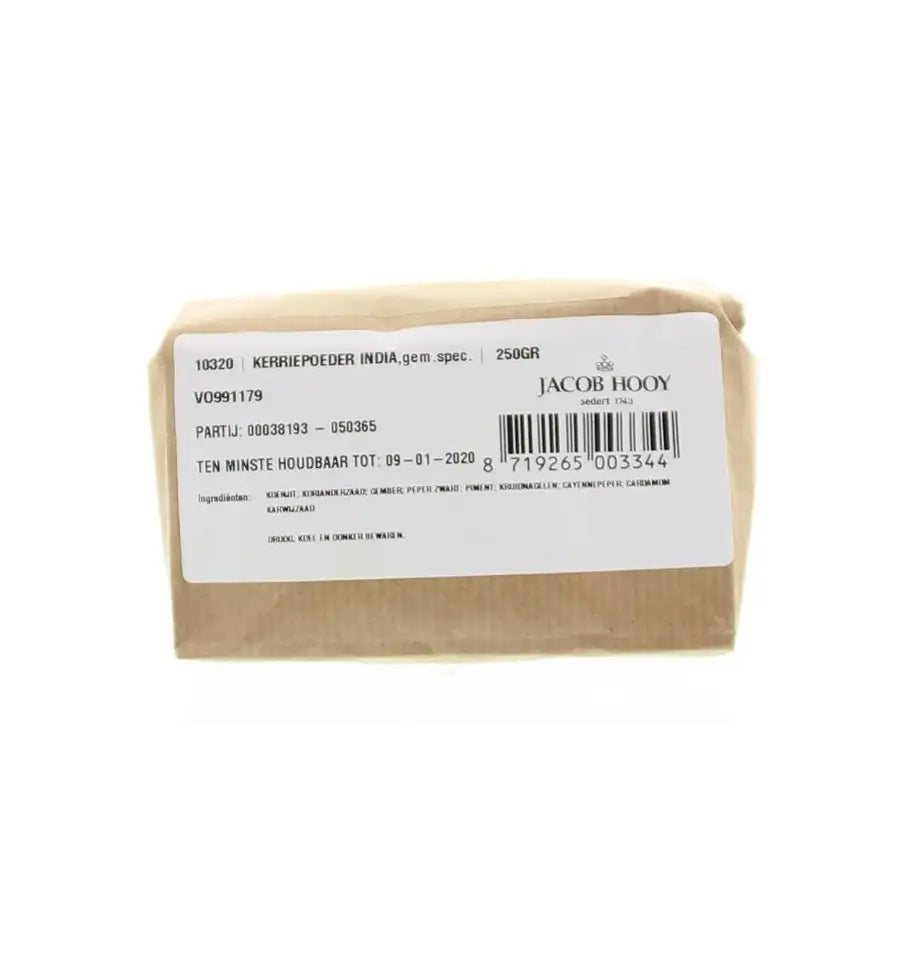 Jacob Hooy Kerriepoeder India 250 gram