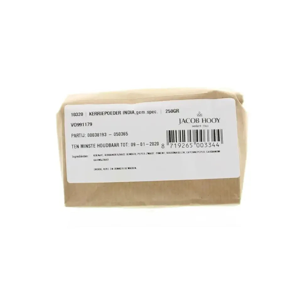 Jacob Hooy Kerriepoeder India 250 gram