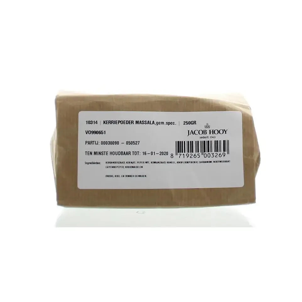 Jacob Hooy Kerriepoeder massala 250 gram