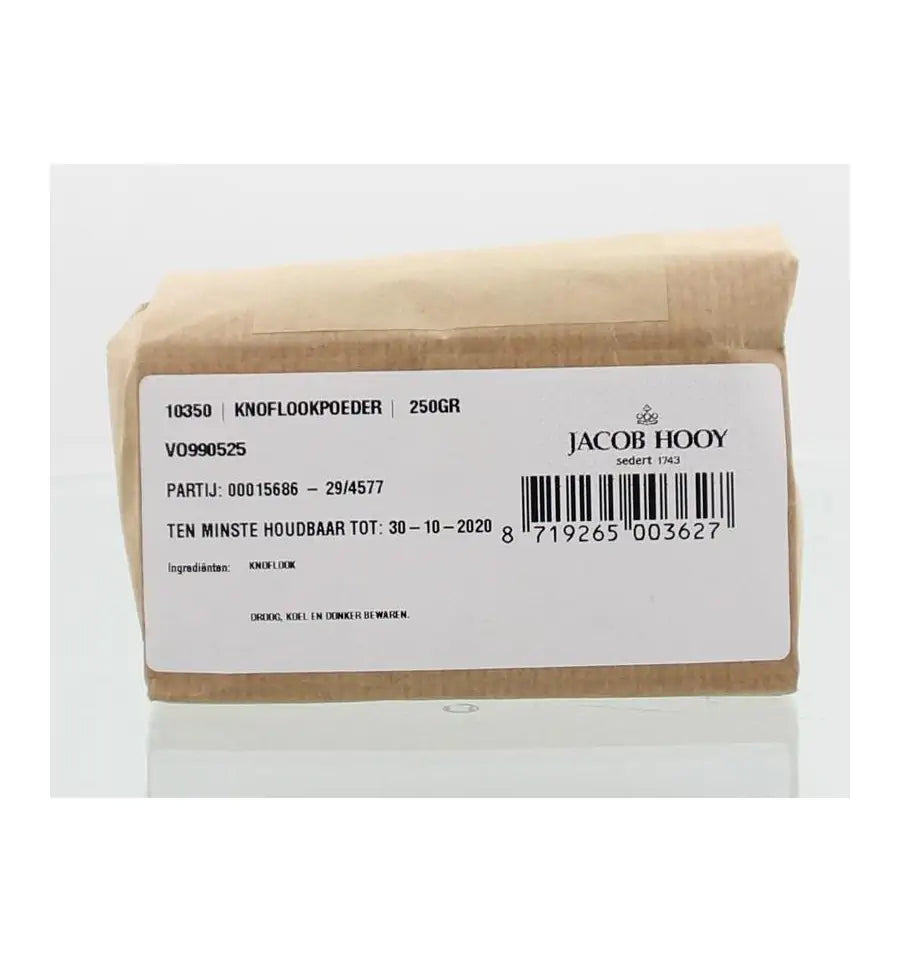 Jacob Hooy Knoflook poeder 250 gram