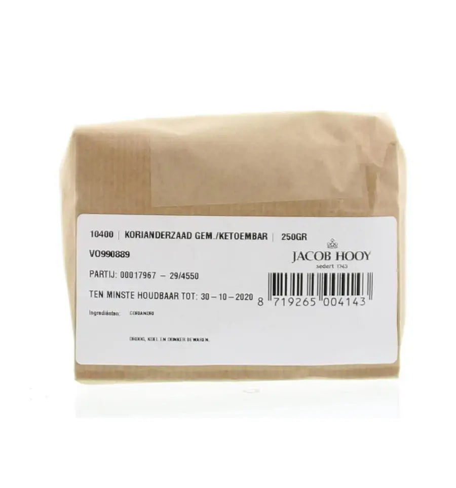 Jacob Hooy Korianderzaad gemalen/ketoembar 250 gram