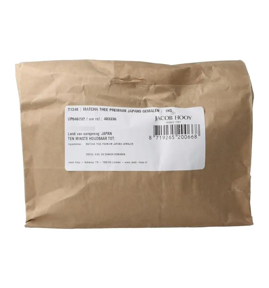 Jacob Hooy Matcha thee Japans gemalen 1 kg