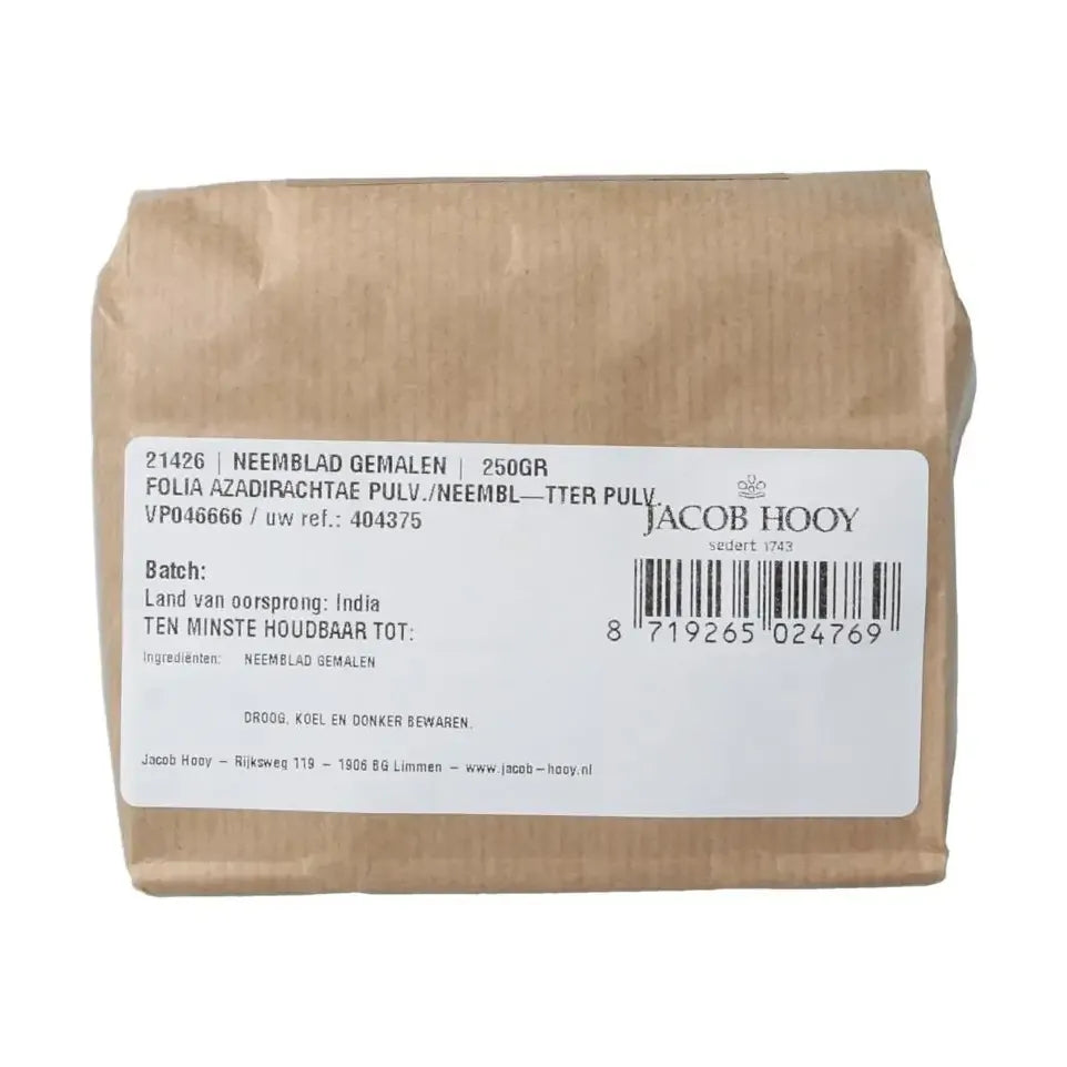 Jacob Hooy Neemblad gemalen 250 gram