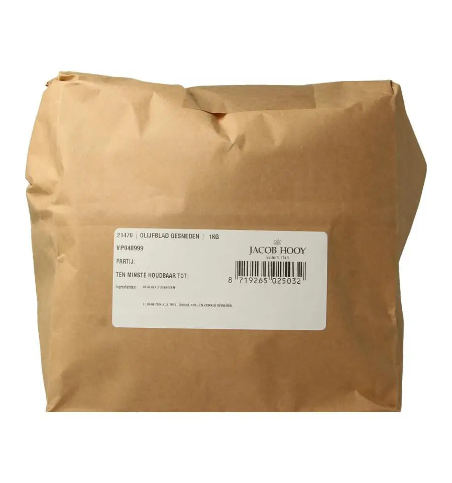 Jacob Hooy Olijfblad gesneden 1 kg